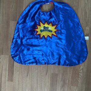 Blue Superhero big bother Cape for Kids